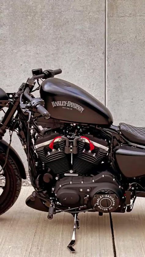 Hd 883 Iron, Harley Davidson Motorcycles Sportster, Motocykle Harley Davidson, 883 Sportster, Bobber Motorcycles, Honda Bike, Custom Bikes Cafe Racers, Мотоциклы Harley Davidson, Harley Davidson Sportster 883