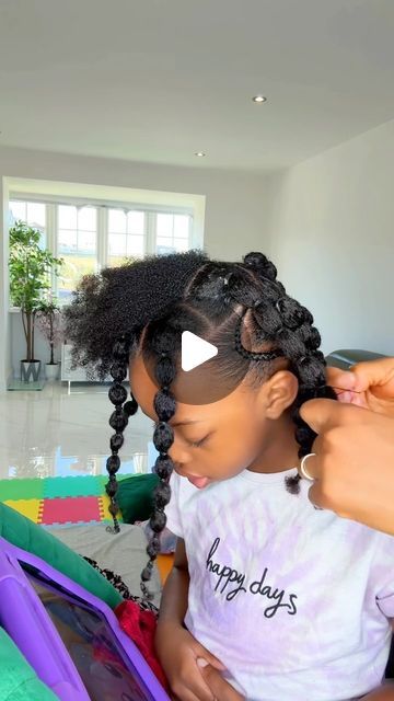 Olivia Chukwu on Instagram: "Kid’s rubber band hairstyle   #hairtutorial #naturalhair #hairgoals #hairtransformation #olivia_ogesam" Rubberband Hairstyles Kids Black, Kids Bubble Braid Hairstyles, Rubber Band Ponytail Hairstyles, Rubber Band Hairstyles Natural Hair Kids, Rubberband Hairstyles Kids, Olivia Ogesam, Olivia Chukwu, Rubber Band Hairstyles Natural Hair, Kids Hairstyles Girls Black