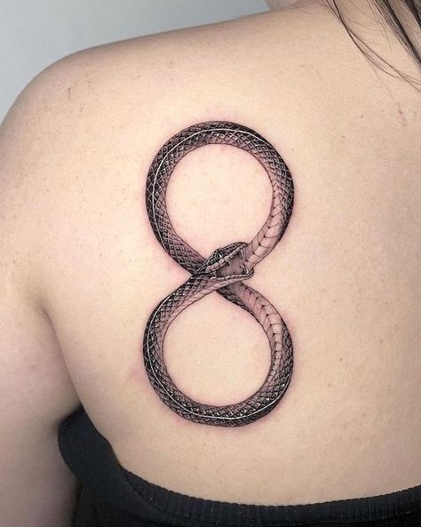 Ouroboros Meaning, Snake Tattoo Meaning, Floral Back Tattoos, Ouroboros Tattoo, Our Mindful Life, Palm Tattoos, Tattoo For Son, Infinity Tattoos, Tattoo Shows