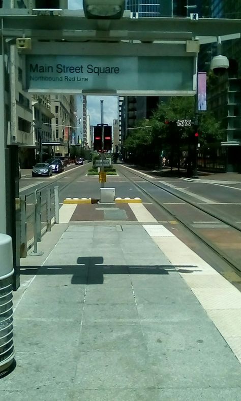 Main street central station for redline... Houston downtown rail Downtown Houston, Central Station, Main Street, Houston, Maine