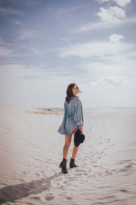 White samds photoshoot in New mexico White Sands National Park Photoshoot, White Sands New Mexico Photoshoot, White Sands Photoshoot, White Sands New Mexico, Mexico Pictures, White Sands National Park, Flying Dress, Road Trip Photography, Trip Photography