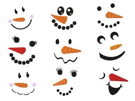 Image result for Free Printable Snowman Face Template Printable Snowman Faces, Snowman Illustration, Diy Schneemann, Face Stencils, Printable Snowman, Snowman Clipart, Face Template, Christmas Snowmen, Snowman Cookies