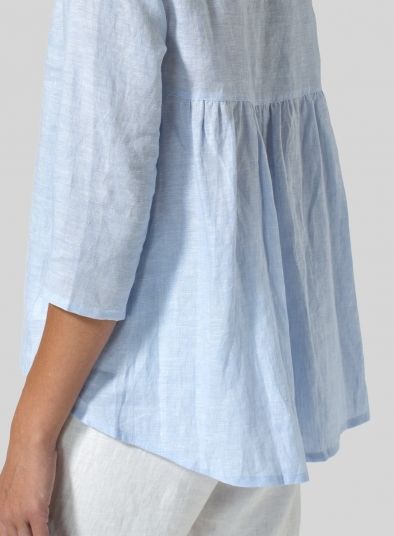 Plus Size Linen Tops, Linen Tops Women Summer Outfits, Linen Tops Women Casual, Linen Clothes For Women Classy, Linen Top Pattern, Linen Blouse Outfit, Linen Tops Women, Miss Me Outfits, Linen Looks