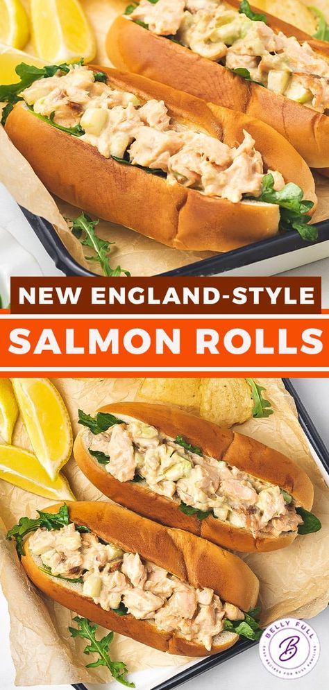 Salmon Rolls Recipe, Salmon Rolls, Asian Salmon, Salmon Roll, Salmon Sandwich, Healthy And Unhealthy Food, Easy Sandwich Recipes, Simple Sandwiches, Asian Flavors