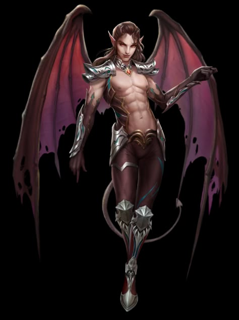 Bloodline: Heroes of Lithas, The Luxuriant male, incubus demon, m lux, Gnassag Male Incubus Art, Male Succubus Design, Incubus Design, Male Incubus, Incubus Demon Male, Mount Celestia, Incubus Aesthetic, Bloodline Heroes, Demon Art Male