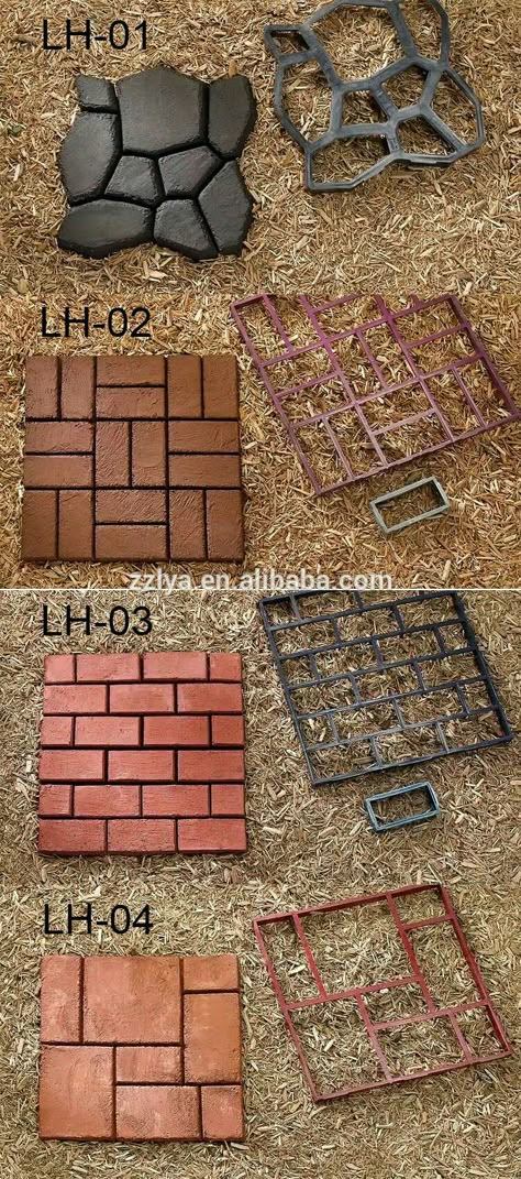 Backyard Cement, Pantry Larder, Bricks Design, Cement Molds, Concrete Walkway, Floor Molding, Garden Paving, Butler Pantry, Backyard Diy Projects