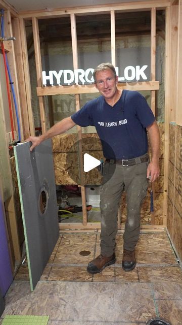 Bathroom Remodeling Teacher on Instagram: "Why step over a curb if you don't have to ? 😄
❤ I love curbless showers ❤

Hydro-Blok has made barrier-free showers easy to BUILD 👊

Here's a list of all Materials needed to construct this shower:

Hydro-Blok Low Profile Pan 36" x 48" - https://bit.ly/3WhPDdf
Hydro-Blok Uncoupling Mat (1/4" thick) - https://bit.ly/3WioB5g
Hydro-Blok Waterproof Wall Boards - https://bit.ly/3zLsiZI
Hydro-Blok 1 1/2" panels (bench) - https://bit.ly/3LSDbMe

Find a Hydro-Blok Dealer - https://bit.ly/3P4yaRY

Check out Hydro-Blok Shower kits:
36 x 36 classic kit - https://bit.ly/3LMUKgC
36 x 48 classic kit - https://bit.ly/4dsOC8X
36 x 60 classic kit - https://bit.ly/4dkpwcq
48 x 48 classic kit - https://bit.ly/46vSDqW
48 x 60 classic kit - https://bit.ly/4cb2xiP

Fo 48x48 Shower Ideas, Roll In Shower Ideas, Curbless Shower Ideas, Curbless Shower Pan, Curbless Showers, 2025 Inspiration, Shower Replacement, Kohler Tub, Diy Geek