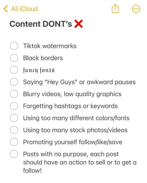 My Content Cheat Sheet for Instagram 🤫 The do’s & don’ts. Over the last few months, I have found it helpful to send my coaching client’s “Jalyn’s Cheat Sheet”, I figured why not share it here for you! These are just a few, there are so much more, so let me know if you want a part 2!!! Content DO’s ✅ 1080 x 1920 for video dimensions Exporting videos in 2k setting not HDR 1080 x 1350 for static/carousel posts Captions = hook, keywords, call-to-actions, hashtags! Adding text & captions to re... Call To Action Instagram, Call To Action Ideas Social Media, Content Posting Schedule, Social Media Caption Hooks, One Month Of Instagram Content Business, Coach Instagram, Social Media Advice, Call To Action, Busy At Work