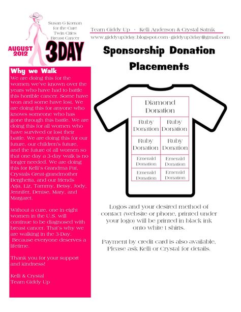 Use tiered sponsorship levels to determine logo sizing/placement Sponsorship Tshirt Design, Softball Sponsorship Ideas, Tshirt Sponsorship Ideas, Fpies Awareness, Softball Team Mom, Sponsorship Levels, Nonprofit Startup, Sponsorship Letter, Sponsorship Package