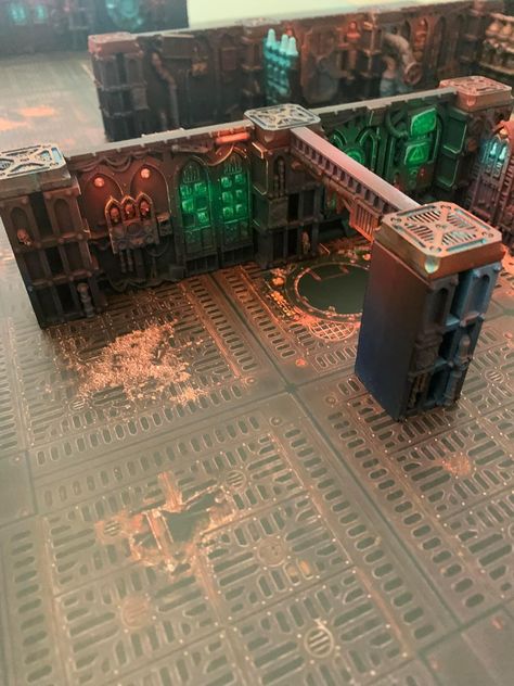 Gallowdark Terrain, Boarding Actions 40k, Alien Spaceship, Alien Invasion, 40k Terrain, Warhammer Terrain, Warhammer Aos, Action Painting, Other Space