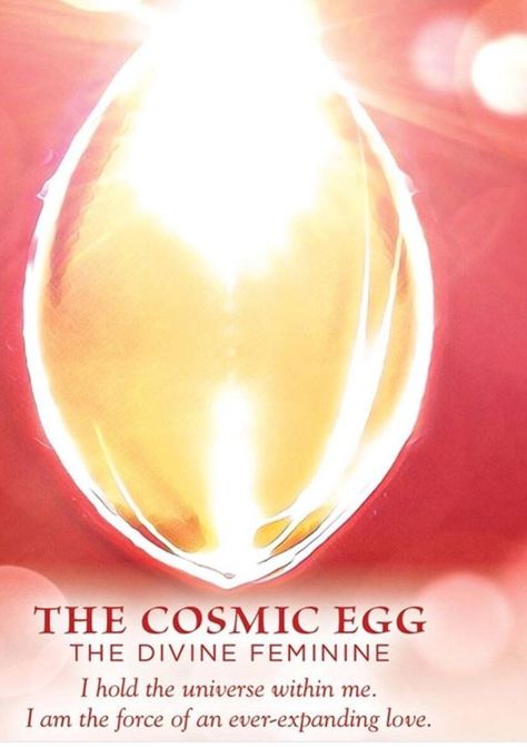 Alternative Medicine Holistic Healing, Goddess Spirituality, Eggs Image, Cosmic Egg, Divination Cards, Divine Feminine Spirituality, The Divine Feminine, Divine Timing, Divine Mother