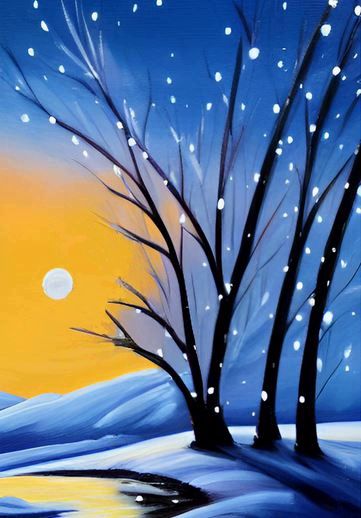 Small Acrylic Painting Ideas, Diy Landscape Painting, Landscape Paintings Simple, Painting Ideas Sunset, Palm Tree Paintings, Sunrise Paintings, Landscape Painting Ideas For Beginners, Easy Landscape Painting Ideas, Paintings Sunset