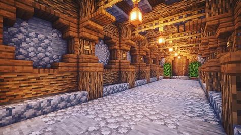 MythicalSausage na Instagramie: „This is one of my favorite Minecraft Tunnel Designs!!! #minecraft #minecraftbuilds #minecrafttunnel #minecraftbuild #minecrafts…” Minecraft Tunnel Ideas, Minecraft Indoor Decor, Minecraft Tunnel Designs, Minecraft Tunnel, Minecraft Kale, Construction Minecraft, Houses Minecraft, Minecraft Decoration, Minecraft Structures