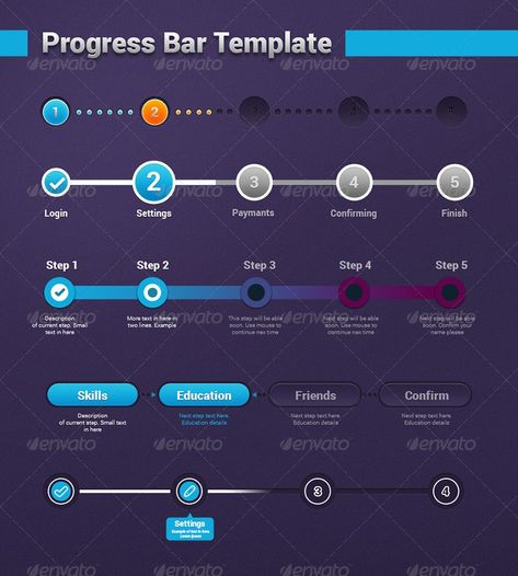 Step By Step Progress Bar Template Lifeline Game, Mobile App Templates, Interior Design Bohemian, Progress Bar, Bar Games, Design Guidelines, Progress Report, App Template, Instructional Design