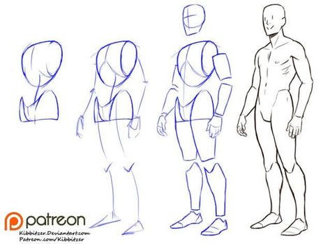 Male Proportions Drawing Reference, Male Body Side View, Human Figure Sketches Step By Step, Anatomical Sketches, Anatomy Help, Drawing Body Proportions, Side View Drawing, Body Type Drawing, Figure Drawings