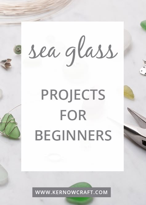 How To Make Seaglass Jewellery, Sea Glass Jewellery Diy, How To Make Beach Glass Jewelry, Seaglass Earrings Diy, Sea Glass Jewellery Ideas, See Glass Art, Seaglass Jewelry Diy, Sea Glass Crafts Ideas, Sea Glass Projects