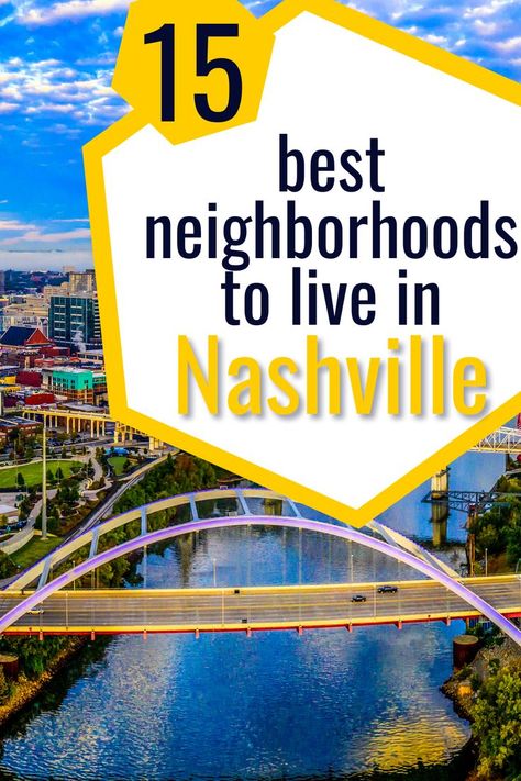 Are you considering a move to Nashville? This guide will help you find the best neighborhood for you depending on what your priorities are. We'll tell you about each of Nashville's most popular neighborhoods and why they're great places to live! Moving To Nashville Tennessee, Living In Nashville, Places In America, Places To Live, Best Places To Live, Gone With The Wind, Music City, Nashville Tennessee, Dream Home