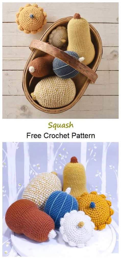 You can download Squash Free Crochet Pattern for free #Halloween Crochet Butternut Squash, Crochet Squash Free Pattern, Crochet Corn On The Cob Pattern Free, Crochet Gourds Pattern Free, Crochet Squash, Crochet Gourd, Yarn Basket, Knifty Knitter, Fall Crochet Patterns