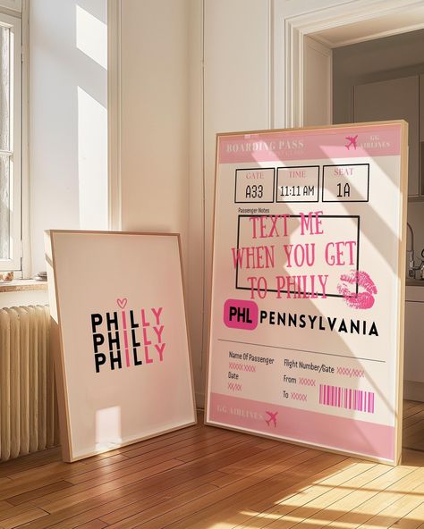 Trendy Philadelphia Poster Set, Text Me When You, Philly Poster, Philly Wall Art, Philadelphia Art, Pennsylvania, PA, Gift, Map, Dorm Decor Philly Poster, Chicago Artwork, Philadelphia Poster, Chicago Art Print, Illinois Travel, Chicago Wall Art, Philadelphia Art, Chicago Poster, Google Doc