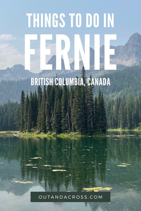 Fernie is the place to be if you’re into the outdoors. This small city is known for top notch ski slopes, but did you know there’s plenty to do here in the summer, too? From cliff jumping into pristine blue waters, to hiking with incredible Rocky Mountain views, you won’t be disappointed with all the things to do in Fernie. If you’re from Calgary, this is a great place for a weekend getaway. Fernie British Columbia, Fernie Bc, Long Weekend Getaways, Cliff Jumping, Bear Spray, Island Lake, Lake Lodge, Small City, Ski Slopes