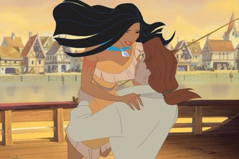 YES HAPPY ENDING!!! Pocahontas 2 The New World John Rolfe Disney, John Rolfe, Pocahontas Movie, Pocahontas 2, Disney Princess Pocahontas, Paris Disneyland, Disney Romance, Disneyland Pictures, Disneyland (paris)