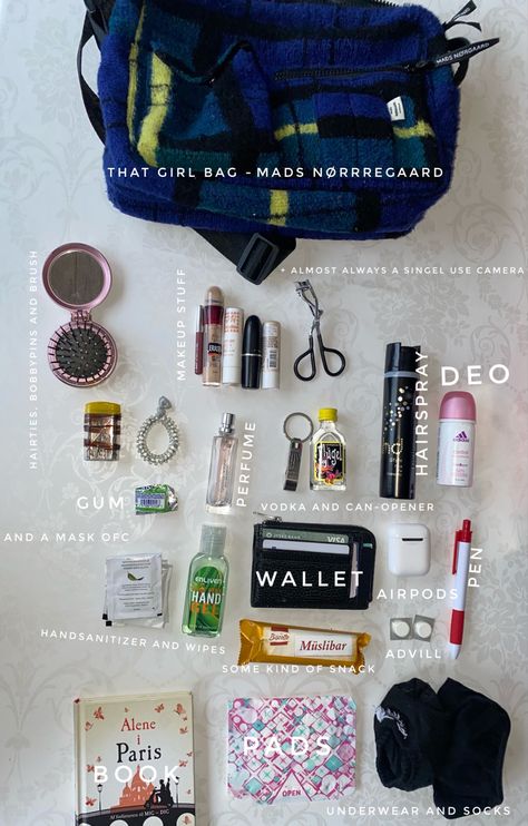 Whats In Your Bag Aesthetic, What I Pack In My Bag, Bag Checklist Everyday, What’s In My Baggu Bag, Whats Inside My Bag Handbags, What To Put In Travel Bag, Items In Bag, What’s In My Bag Aesthetic School, What To Put In Work Bag