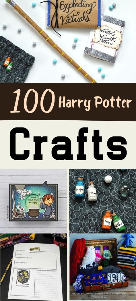 100 Harry Potter Crafts #Harrypotter #hogwarts #partyideas #decorations #DIY Harry Potter School Project, Harry Potter Gifts Diy Homemade, Diy Gifts Harry Potter, Harry Potter Crafts To Sell, Harry Potter Paper Crafts Diy, Harry Potter Themed Gifts Diy, Harry Potter Diy Christmas Decorations, Diy Harry Potter Christmas Decorations, Harry Potter Resin Crafts