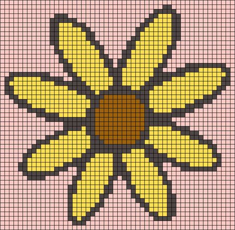 Pixel Blanket, 2023 Dump, Cup And Saucer Crafts, Flower Sunflower, Salon Art, Stitch Crochet, Pixel Pattern, Crochet Tapestry, Alpha Pattern