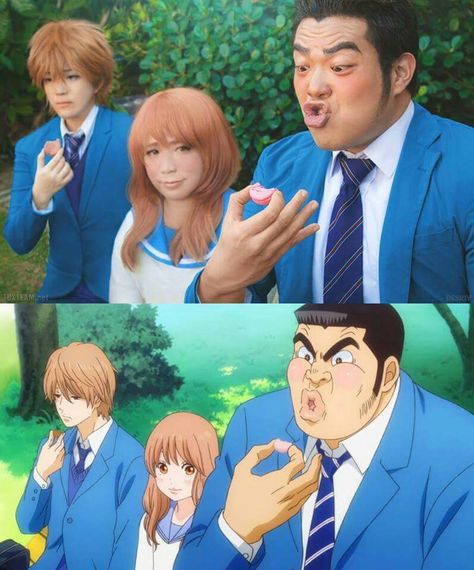 Ore Monogatari!! My Love Story!! anime vs. cosplay Takeo Yamato Suna Monogatari Cosplay, My Love Story Anime, Cosplay Tumblr, My Love Story, Anime Reccomendations, Amazing Cosplay, Doki Doki, Naha, Anime Meme