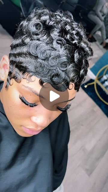 Short Deep Wave Hairstyles, Finger Waves Black Hair, Short Deep Wave, Women Cornrows, Relaxed Hairstyles, Finger Waves Short Hair, Short Relaxed Hairstyles, Burnt Hair, Braided Hairstyles For Black Women Cornrows