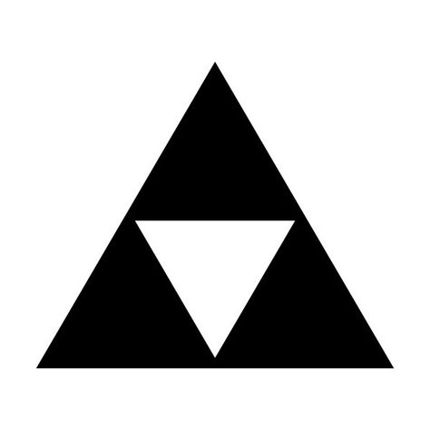 Legend of Zelda Triforce Legend Of Zelda Icons, Zelda Symbols, Nintendo Tattoo, Legend Of Zelda Triforce, Zelda Triforce, Zelda Tattoo, Nerd Tattoo, Nail Time, Symbols And Meanings