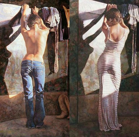 by Steve Hanks Steve Hanks Paintings, Steve Hanks, Instagram Repost, Dating Site, Online Dating, Free Online, Greek Statue, Backless Dress, Sign Up