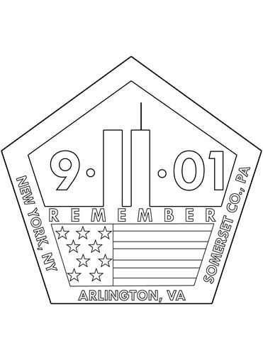 9/11 Coloring Pages - Patriots Day - Best Coloring Pages For Kids Patriots Day Crafts For Preschool, Patriots Day Craft, Constitution Day Crafts For Kids, Patriots Day Crafts For Kids, Memorial Day Coloring Pages, September School, Patriot Day, Flag Coloring Pages, Kid Coloring Page