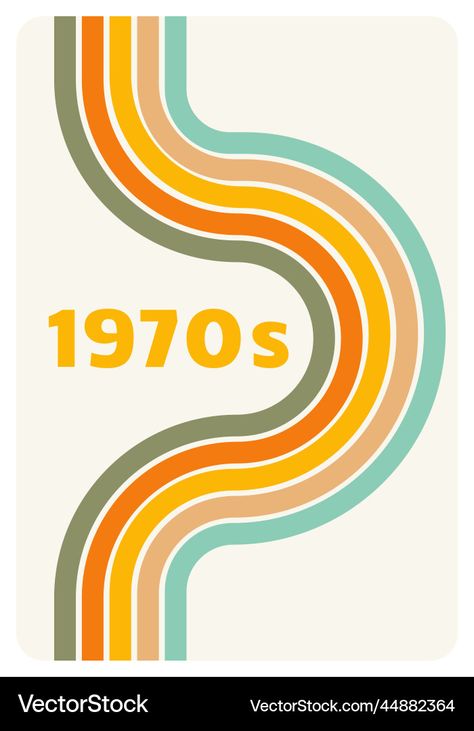 1970 Graphic Design, 70s Design Elements, 1970s Poster Design, 70s Design Graphic, 1970s Graphic Design, Customer Aesthetic, 1970s Posters, 1970 Aesthetic, 1960s Graphic Design