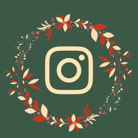 Christmas Instagram App Icon, Christmas Instagram Icon, Christmas Lockscreen, Christmas Instagram, Snapchat Icon, Christmas Apps, App Background, Instagram Icon, Apple Icon