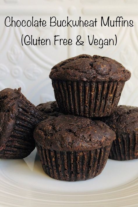 Vegan Applesauce Muffins, Vegan Gluten Free Muffins, Lactation Snacks, Buckwheat Muffins, Vegan Gluten Free Breakfast, Buckwheat Recipes, Vegan Tips, Muffins Vegan, Vegan Muffins