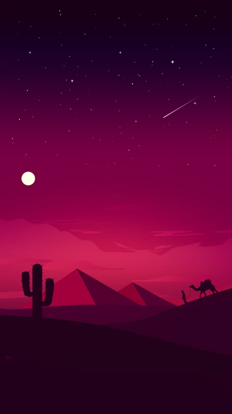 Minimal Wallpaper, Wallpaper Tumblr, Graphic Wallpaper, Desert Landscape, Minimalist Wallpaper, Landscape Illustration, Digital Art Illustration, Landscape Wallpaper, Cool Wallpapers