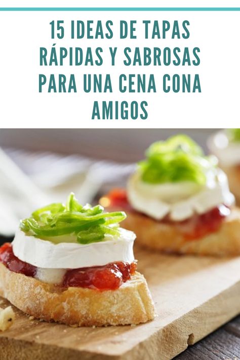 Tartaletas, tablas, sartenes, pinchos, brochetas... ¡Hay un sin fin de #tapas que acompañan a la gastronomía española y que siempre son un acierto! Tapas Ideas, Canapes Faciles, Catering Ideas Food, Broth Recipes, Spanish Food, Sin Gluten, Food And Drink, Favorite Recipes, Snacks