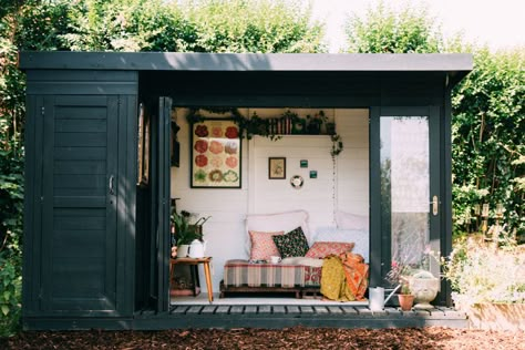 Kennel Makeover, Garden Huts, Office Shed, Backyard Getaway, Garden Cabins, Summer House Garden, Garden Retreat, Backyard Shed, She Sheds