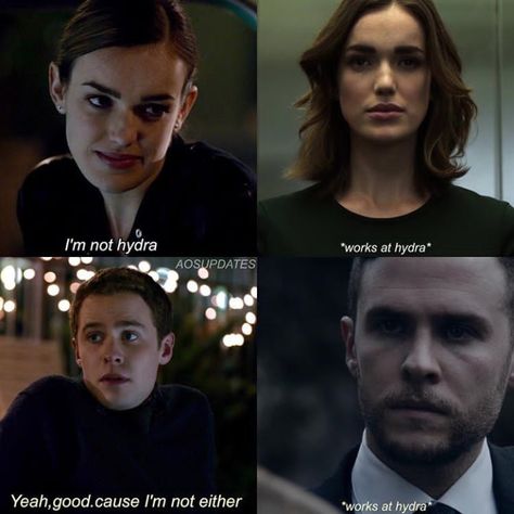 Agents of Shield FitzSimmons Simmons was under cover and fitz was in a different world Agents Of Shield Fitzsimmons, Agents Of Shield Funny, Agents Of Shield Fitz, Fitz Simmons, Leopold Fitz, Luke Mitchell, Fitz And Simmons, Marvel Agents Of Shield, Marvel Show