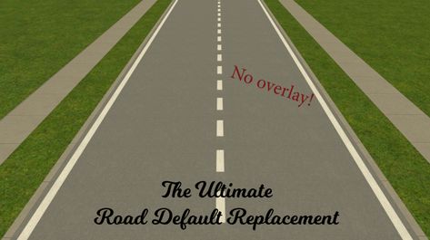 Tvickiesims : The Ultimate Road Default Replacement (no overlay... Sims 2 Phone Replacement, Sims 2 Strangetown, Sims 2 Default Replacement Hair, Ts2 Default Replacement, Asphalt Texture, Sims 2 Conversions To Sims 4, Floor Edging, Make It Work, Sims 2