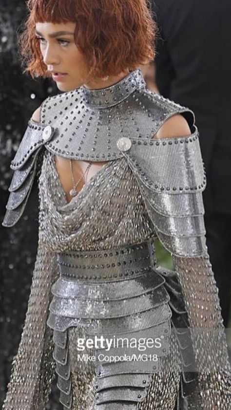 Joan Of Arc Costume, Zendaya Met Gala, Met Gala Dresses, Knight Costume, Zendaya Style, Gala Dresses, Fashion Costume, Looks Style, Costume Design