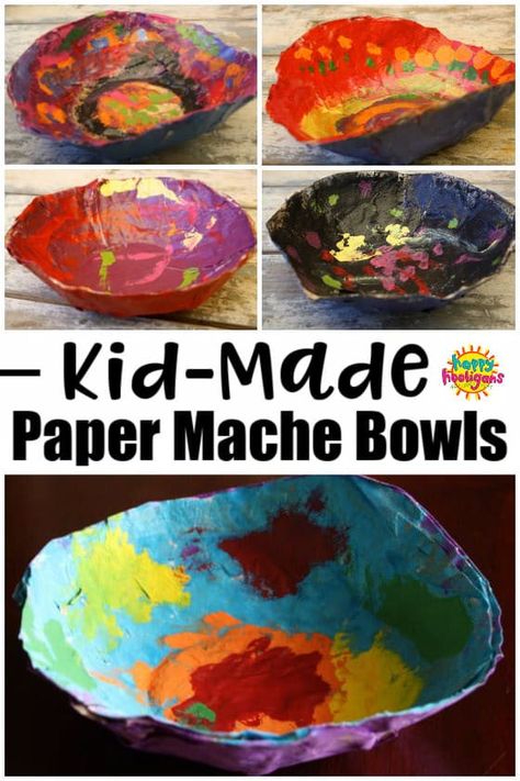 Paper Mache Preschool Crafts, Paper Mache Projects Preschool, Preschool Paper Mache, Paper Mache Elementary Art Projects, Paper Mache For Elementary Students, Paper Mache Elementary Art, Things To Make With Paper Mache, Outdoor Art Preschool, Preschool 3d Art Projects