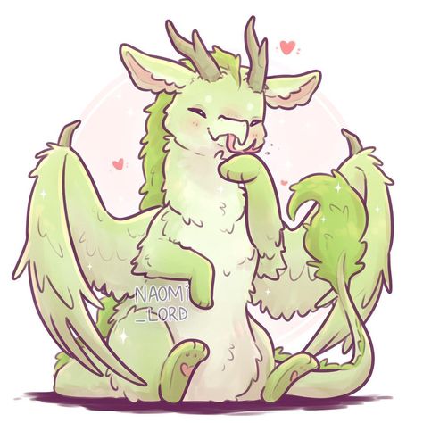 Instagram'da Naomi Lord: “✨💚 New fluffy dragon tiiiime! This time a lil Green friend! 💚✨ I’m going to do one more and then I’ll round it up with a rainbow dragon…” Naomi Lord Art, Fluffy Dragon, Naomi Lord, Chibi Dragon, Cute Dragon Drawing, Rainbow Dragon, Cats Art Drawing, Dragon Puppet, Cute Sketches