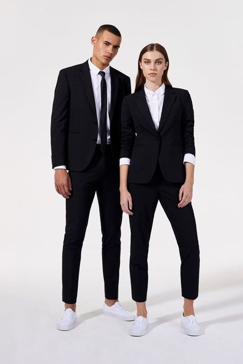 people in the coporate realm are expected to wear formal attire. Formal Attire For Women, Formal Attire For Men, Beau Brummell, Uniform Ideas, Restaurant Uniforms, Modern Suits, Corporate Uniforms, Hospitality Uniform, Womens Trendy Dresses