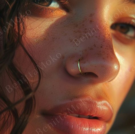 Buy Gold Faux Nose Ring No Piercing Needed, 10 to 6mm Fake Nose Ring, Cuff Nose Ring Online in India - Etsy Nose Piercing Ring Gold, Gold Nose Ring Aesthetic, Aesthetic Nose Piercing, Nose Piercings Ideas, Piercing Ideas Nose, Nose Ring Aesthetic, Nose Piercing Aesthetic, Nose Piercing Gold, Piercings Face