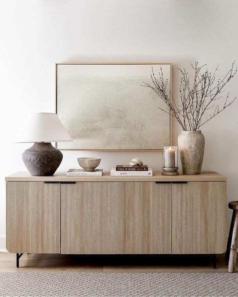 Amazon Home (@amazonhome) • Instagram photos and videos Office Console Table Decor, Entry Console Styling, Foyer Hallway Ideas, Organic Modern Family Room, Console Table Decor Modern, Living Room Console Table Decor, Styling Console Table, Hallway Console Table Decor, Neutral Coffee Table