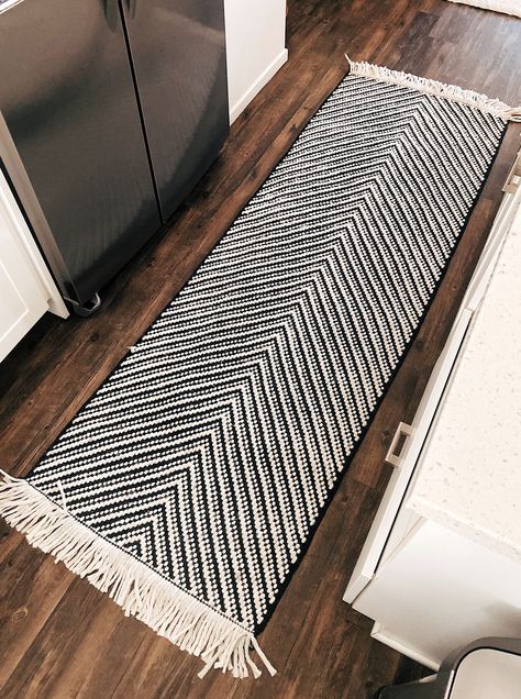 Fashion Jackson Target black white chevron kitchen rug runner Rugs In Kitchen, White Kitchen Rugs, Kitchen Rugs Sink, Kitchen Rugs Ideas, Kitchen Carpet Runner, Target Kitchen, Kitchen Rug Runner, Chevron Kitchen, White Runners