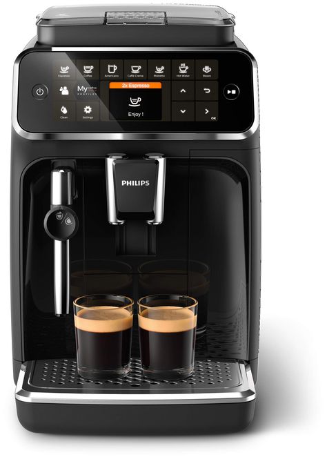 Philips Kitchen Appliances EP4321/54 Espresso Machine, One Size, Black Espresso Machine Reviews, Automatic Espresso Machine, Coffee Varieties, Frothing Milk, Grandmas Recipes, Gourmet Coffee, Espresso Machines, Milk Frother, Coffee Grinder