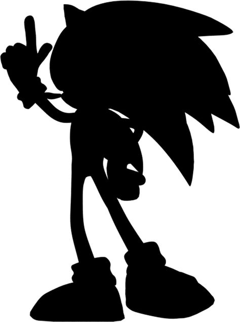 Sonic Svg Free, Sonic Svg Cricut, Sonic Outline, Anime Body Base, Sonic Silhouette, Shadow The Hedgehog Transparent, Sonic 06, Pose Silhouette, Custom Phone Wallpaper